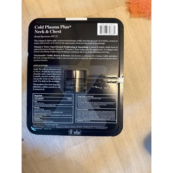 Perricone MD Cold Plasma Plus+ Neck & Chest 1 Oz / 30 ml - SPF 25 NIB FREE GIFT - Picture 2 of 2